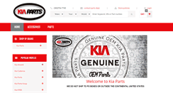 Desktop Screenshot of kiaparts.com