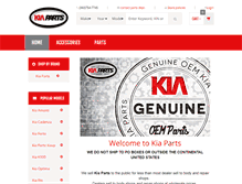 Tablet Screenshot of kiaparts.com